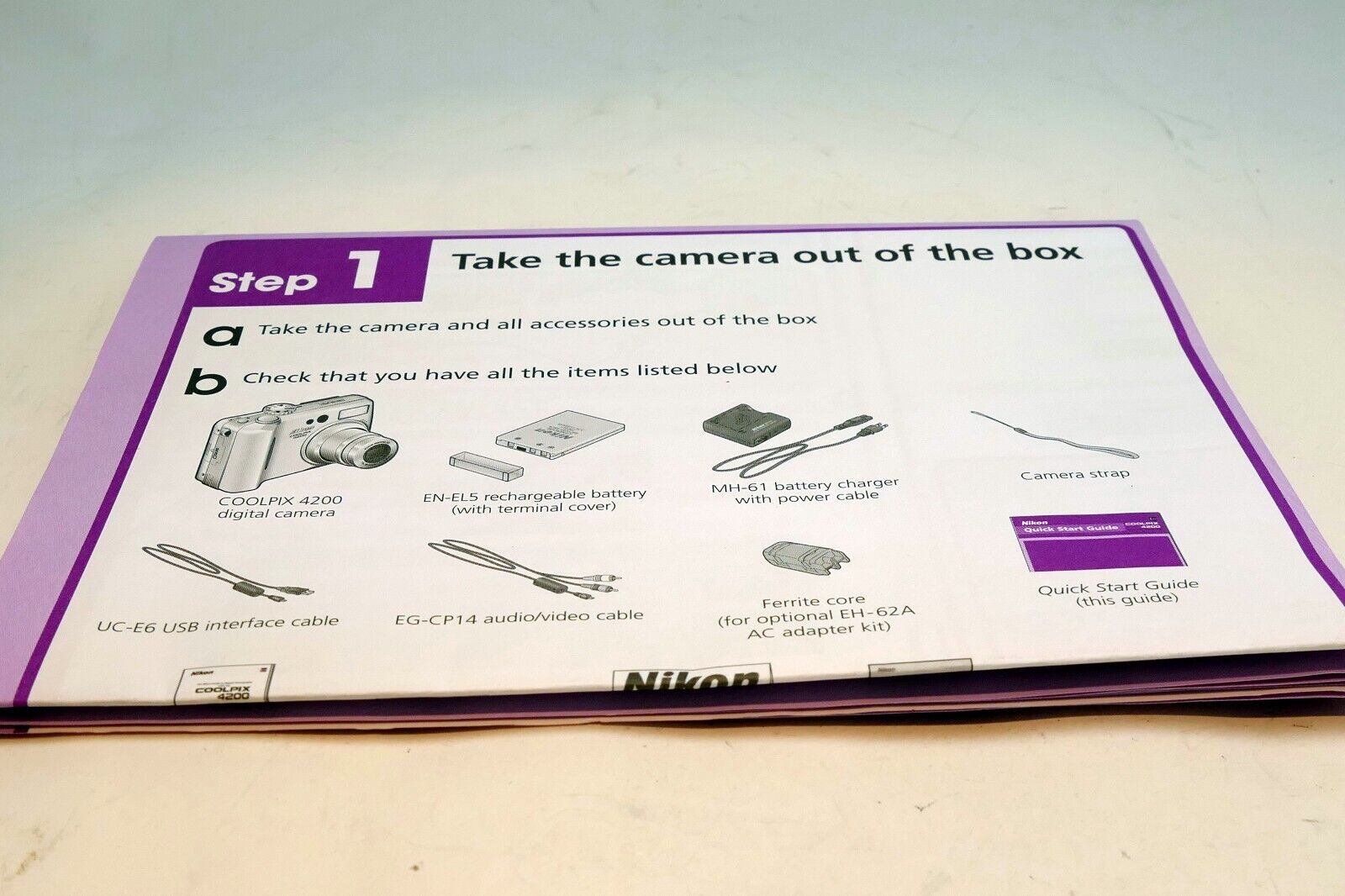 Nikon Coolpix 4200 Digital Camera - Quick Start Guide