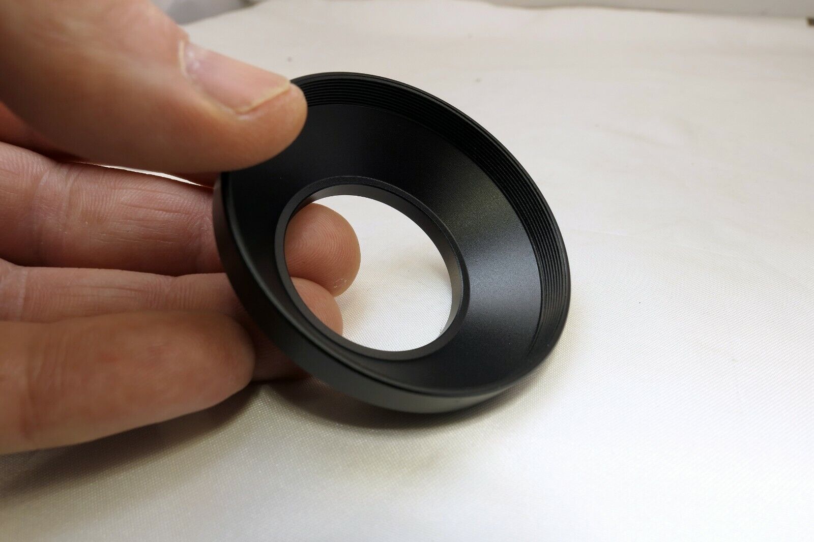 37mm Metal Sturdy LENS hood Wide Angle for  screw w/ threaded in front rim 58mm