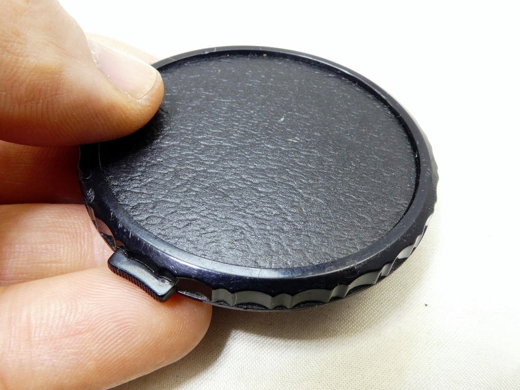 55mm Lens Front Cap Black Plastic  Black made in Japan