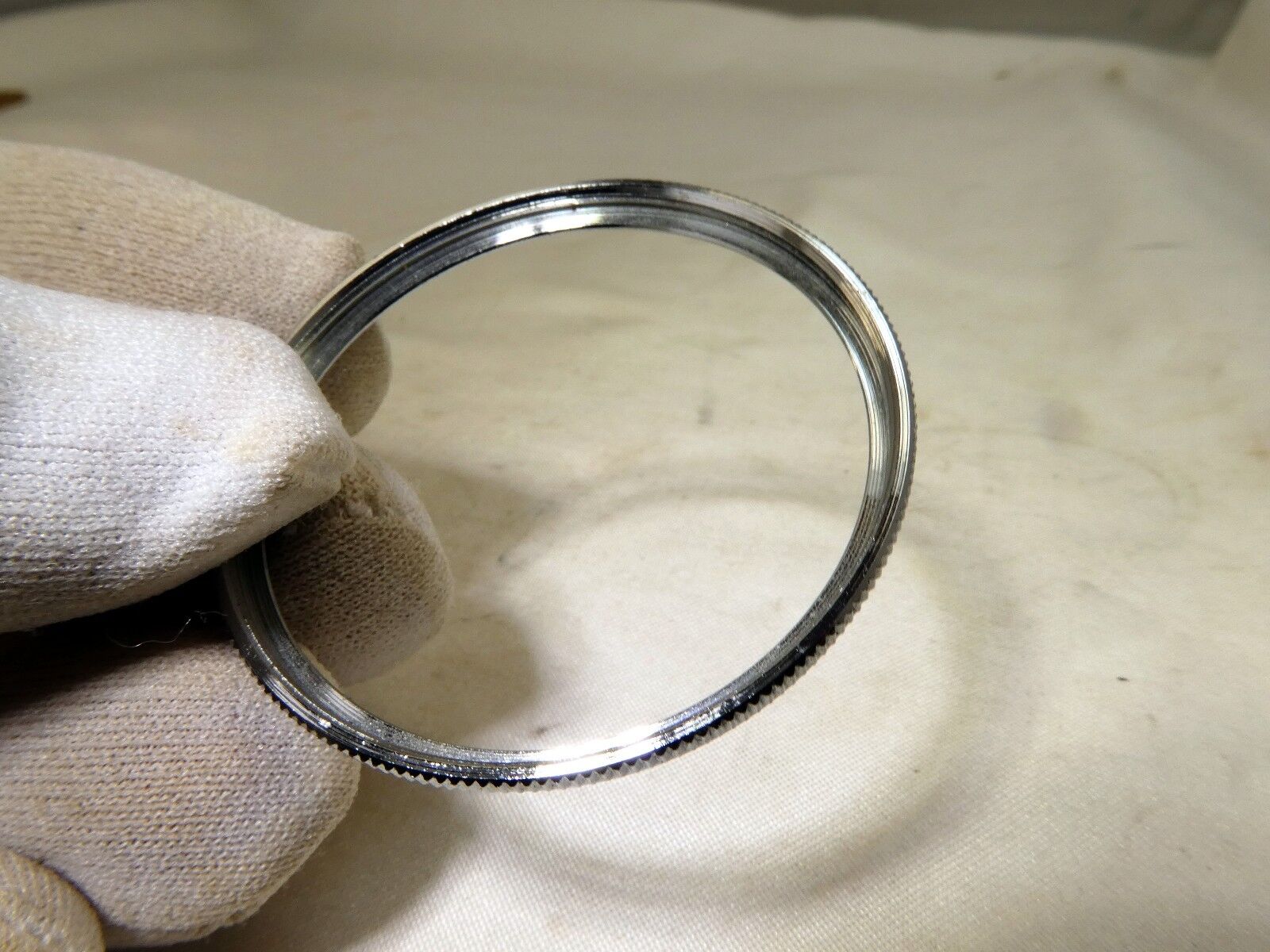 lens ring adapter metal 46.4mm OD 43.4mm ID