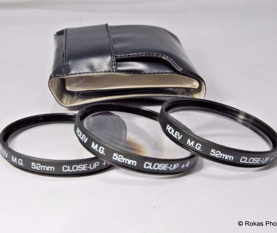 Rolev 52mm kit +1, +2, +4  Filters close up macro set