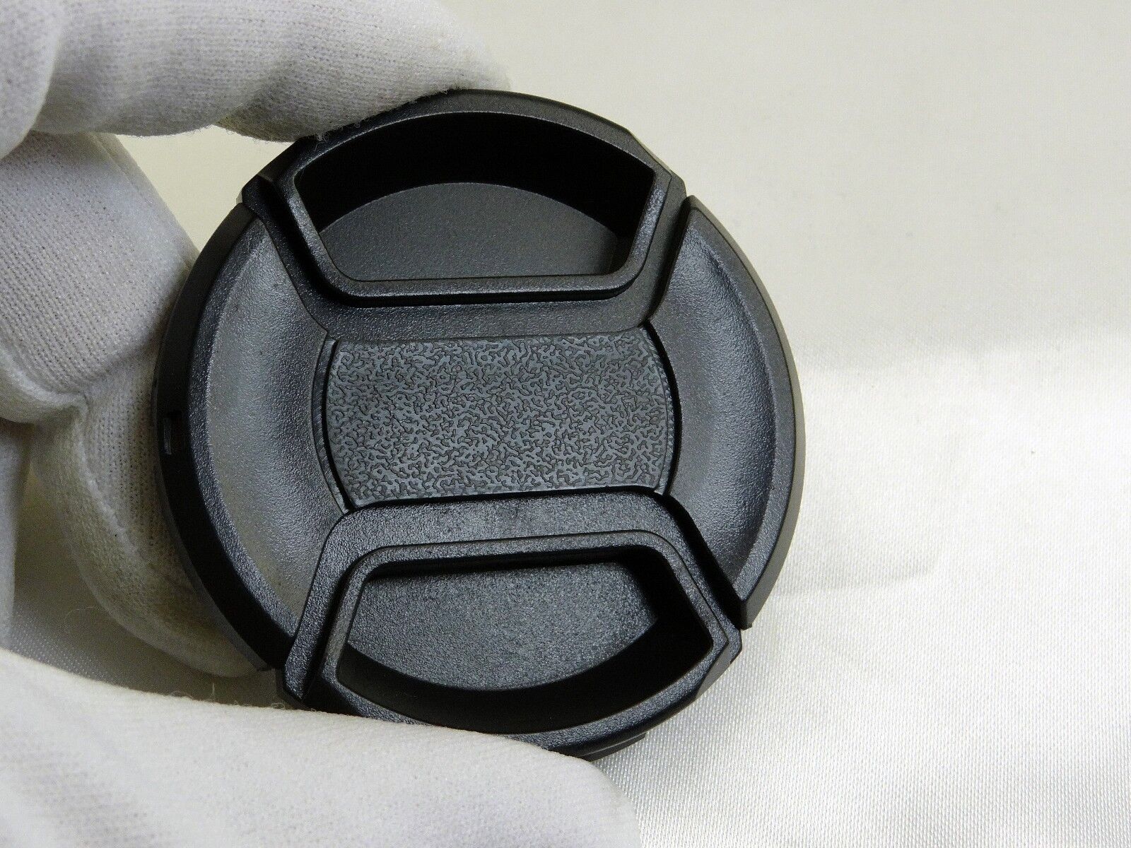 LC-55 55mm Lens Front Cap  Snap on type generic Black plastic