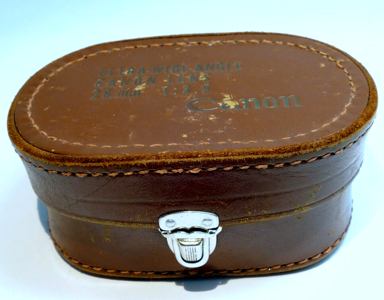 Leather Case for Canon 28mm f3.5  & L39  Lens rangefinder vintage  lens