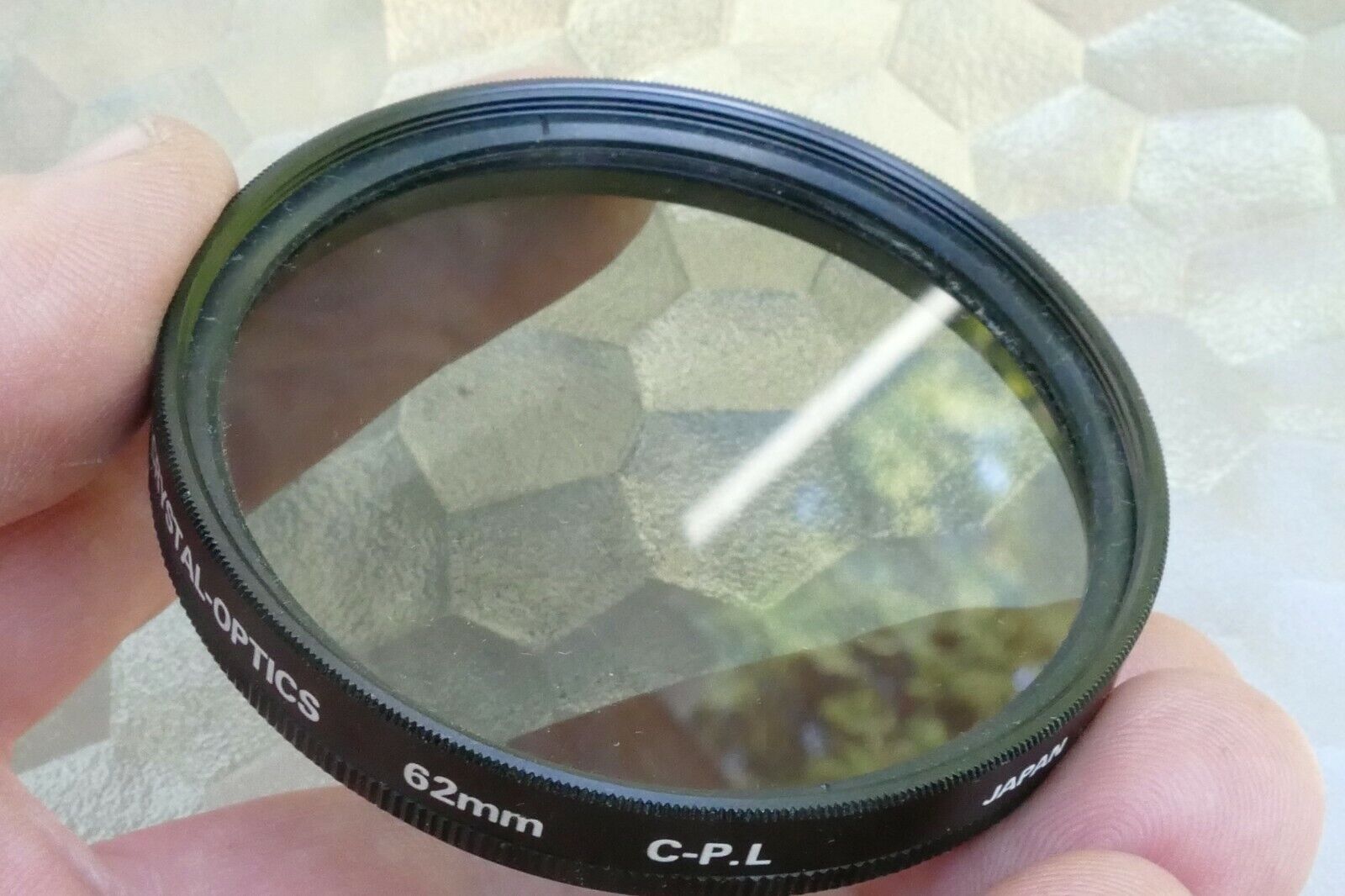 Crystal Optics C-PL Circular polarizing 62mm filter Lens