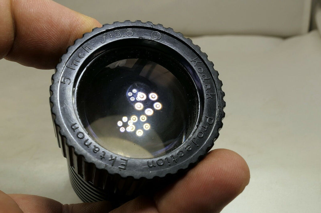 Kodak Projection Ektanon  5" f3.5 vintage - AS IS with haze needs cleaning 