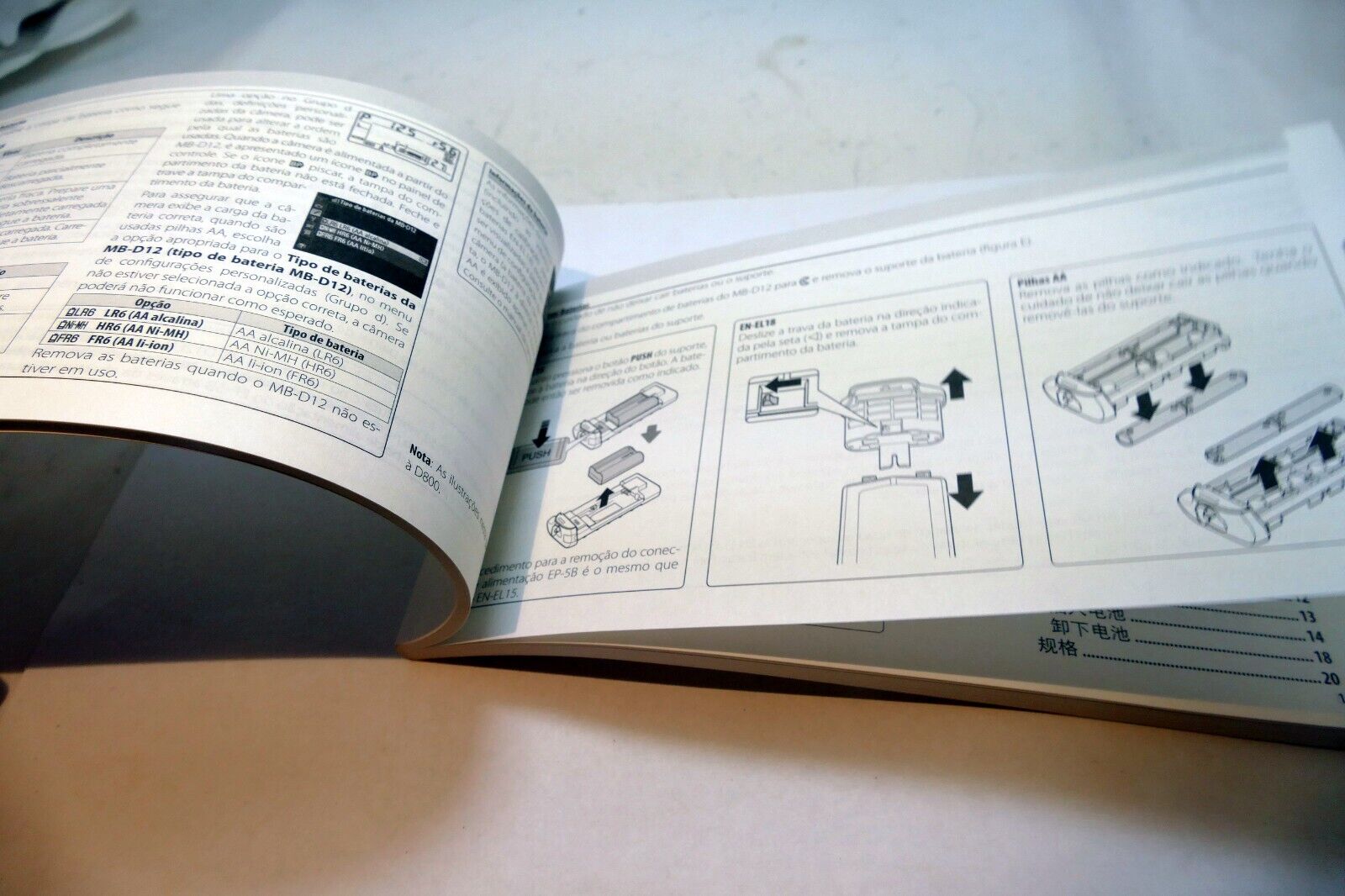 Nikon MD-12 Multi-Power Battery Grip Pack User's Manual GUIDE