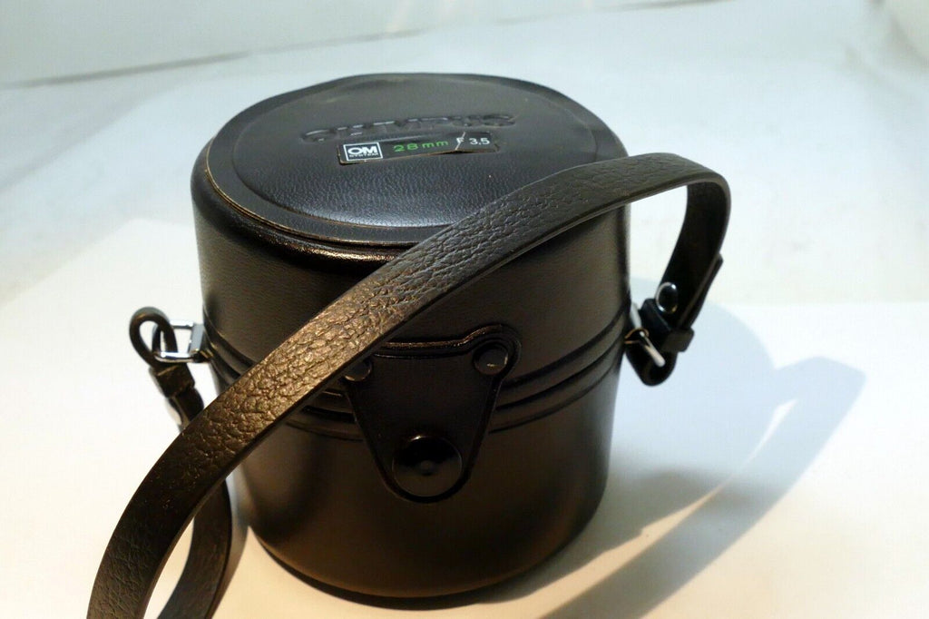 Olympus Hard Lens Case for OM 35mm f3.5 Auto Zuiko  -  genuine OEM