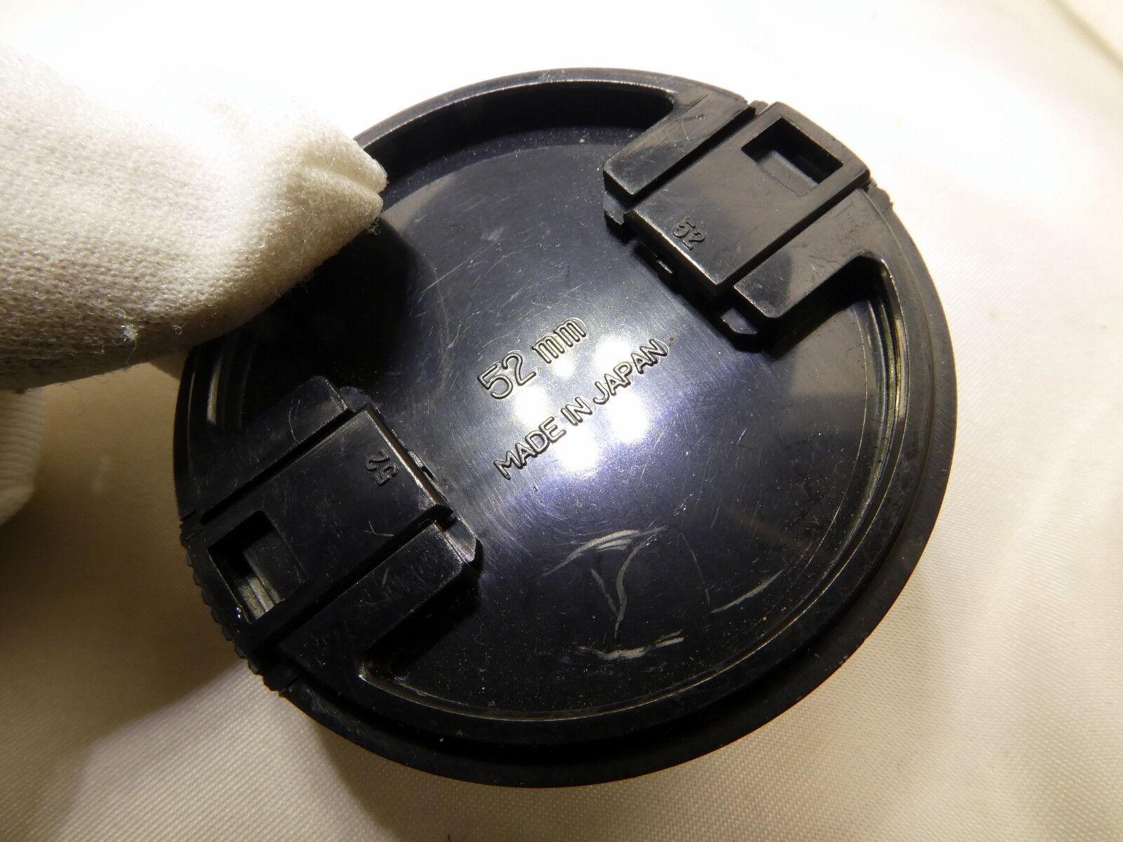 Sigma 52mm Front Lens Cap Snap on type all Black