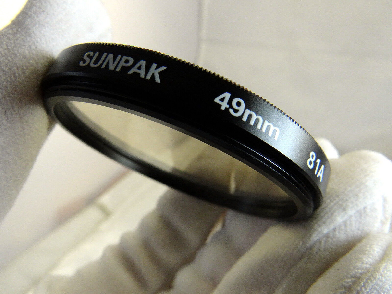 Sunpak 49mm 81A Color Conversion Warming Lens Filter