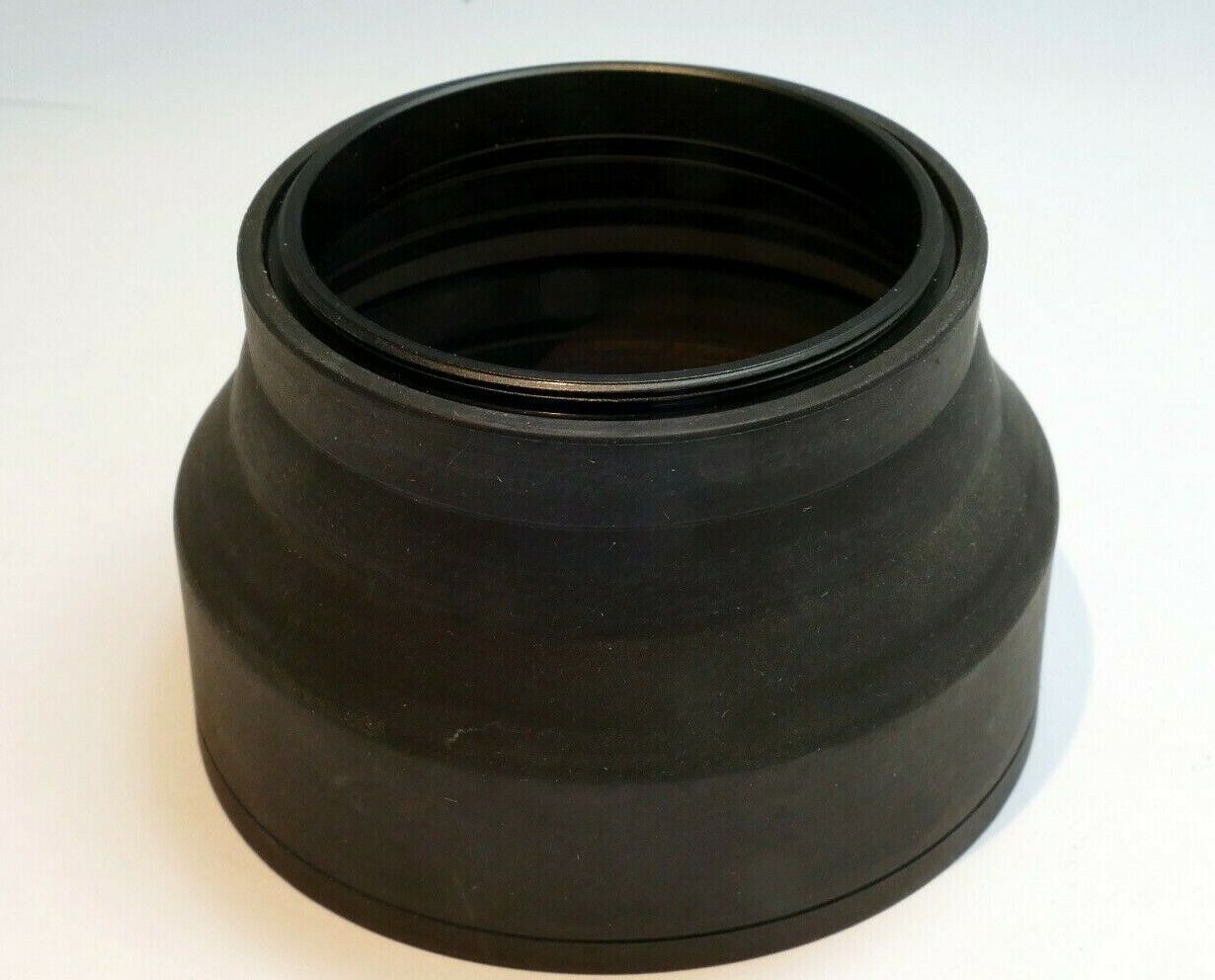 52mm Collapsible Rubber Lens Hood Shade threaded - 3-way telephoto / wide angle