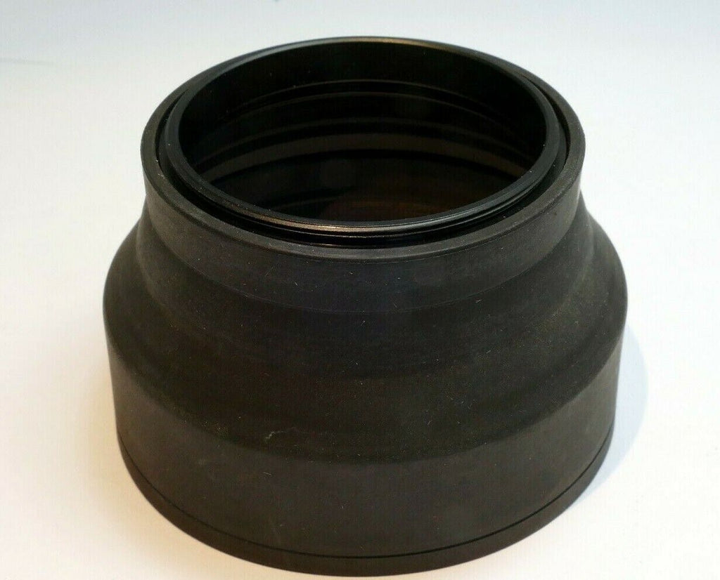52mm Collapsible Rubber Lens Hood Shade threaded - 3-way telephoto / wide angle
