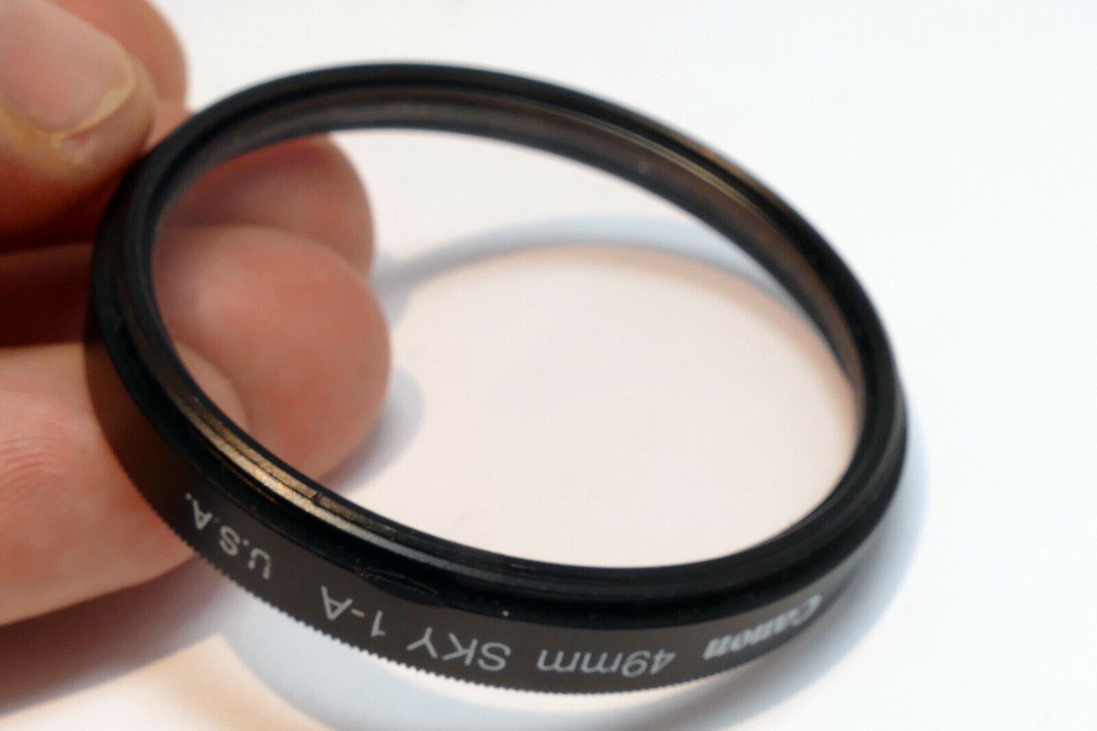 Canon  49mm Filter Sky 1-A genuine vintage OEM skylight 1A