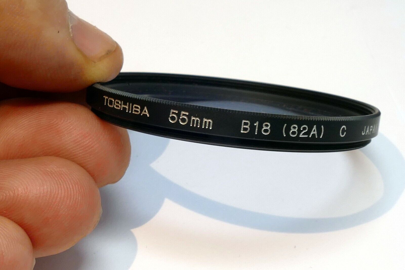 Toshiba 55mm Filter B18 82A  Color Conversion light blue cooling made in Japan