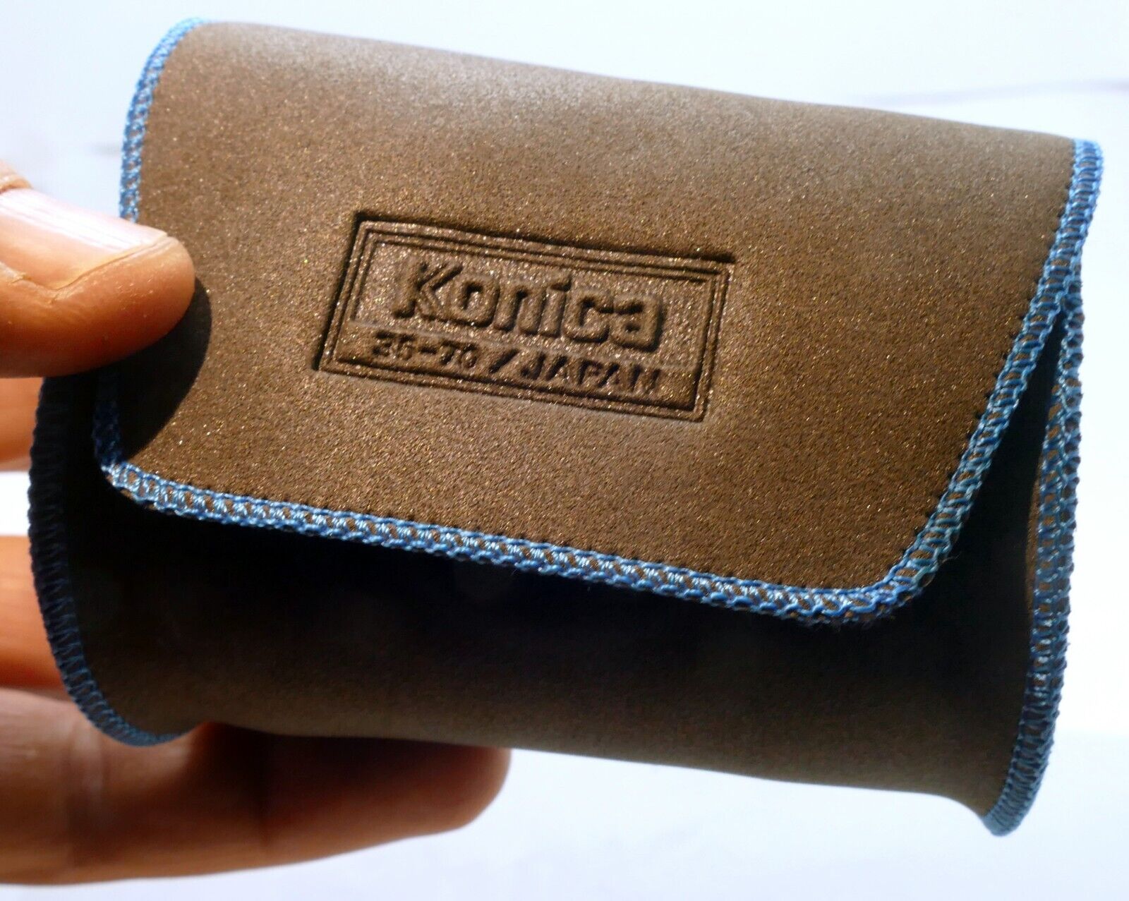 Konica Hexanon 35-70mm f3.5-4.5 AR lens empty Hard case for genuine OEM vintage