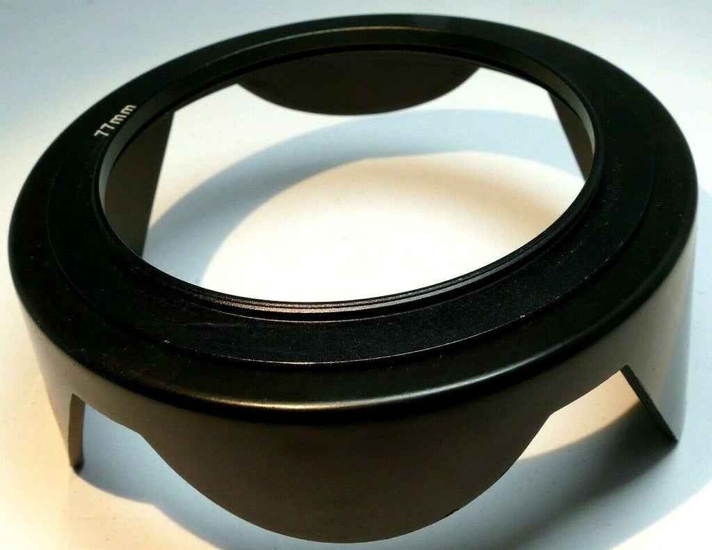77mm plastic petal Lens Hood Shade threaded screw in type