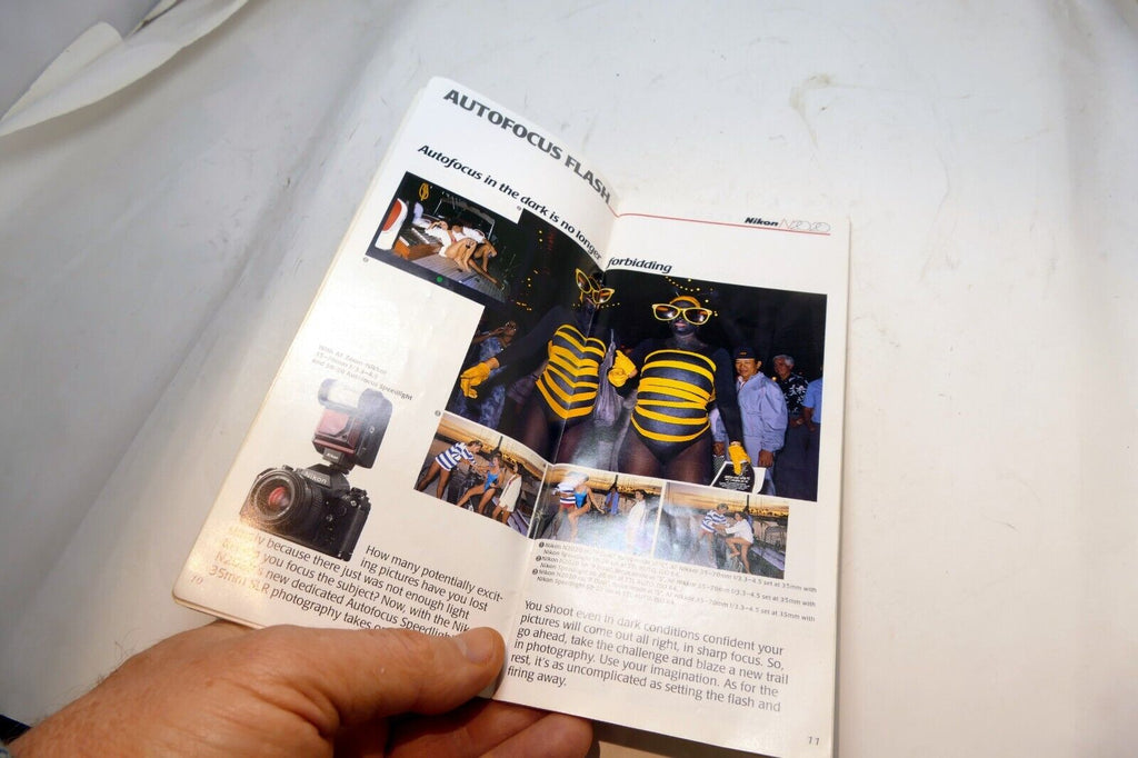 Nikon N2020 Camera  Photography  Brochure Features Technical Highlights 1986