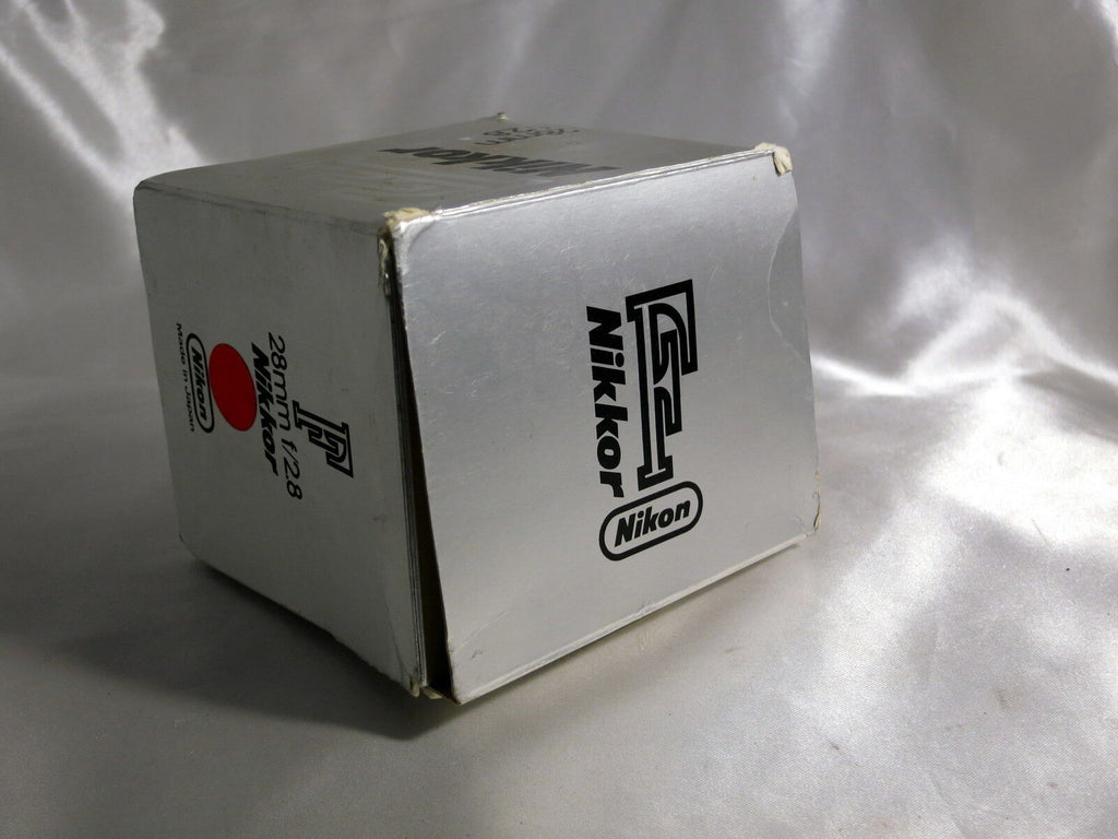 NIKON F 28mm f/2.8 Lens Empty Box (only!) with foam insert  5403009