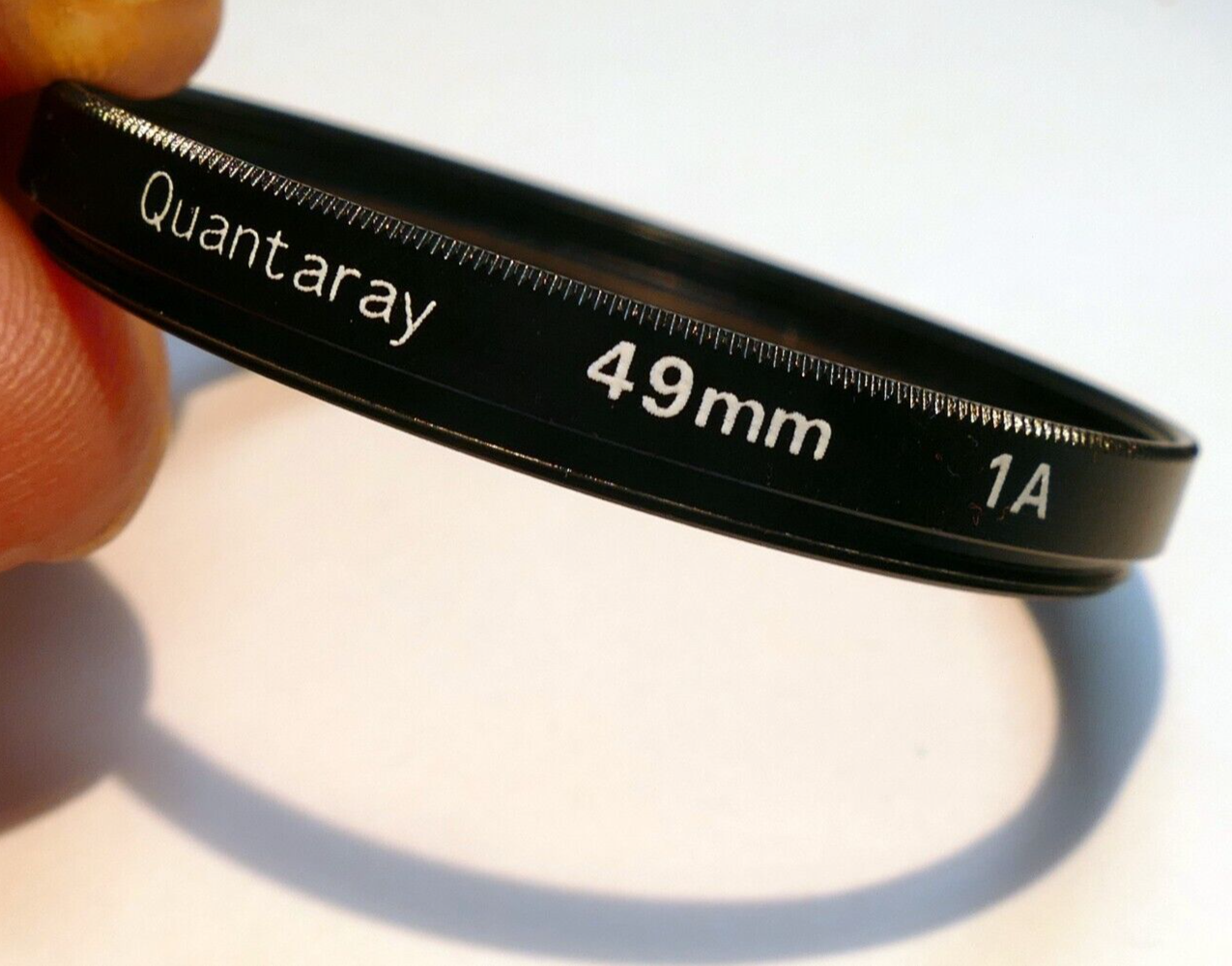 Quantaray 49mm Lens Filter Skylight 1A   threaded screw in sky