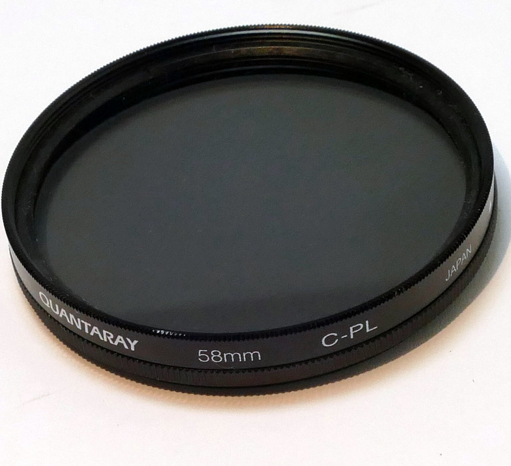 Quantaray 58mm Lens Filter 52mm CPL Circular Polarizer Japan