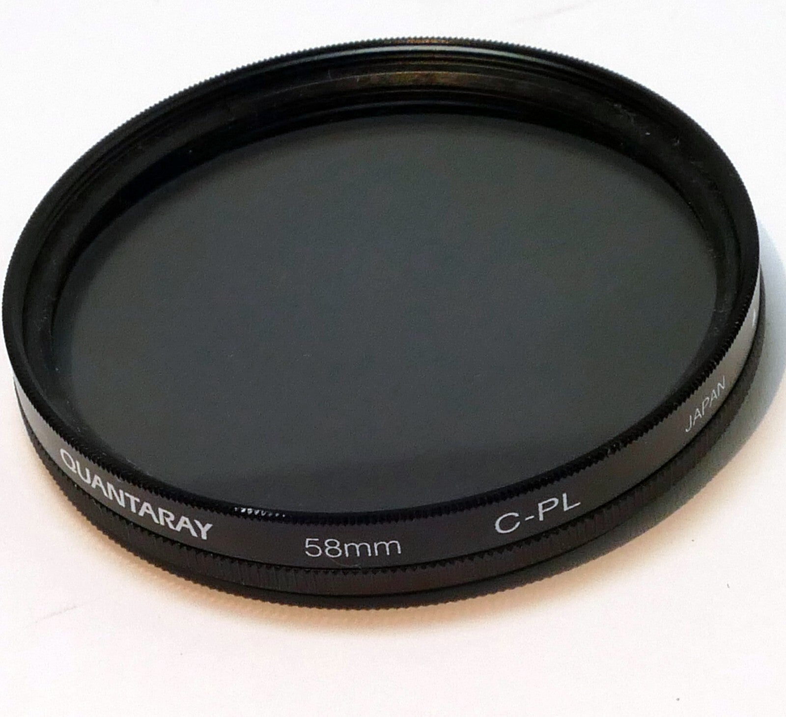 Quantaray 58mm Lens Filter 52mm CPL Circular Polarizer Japan