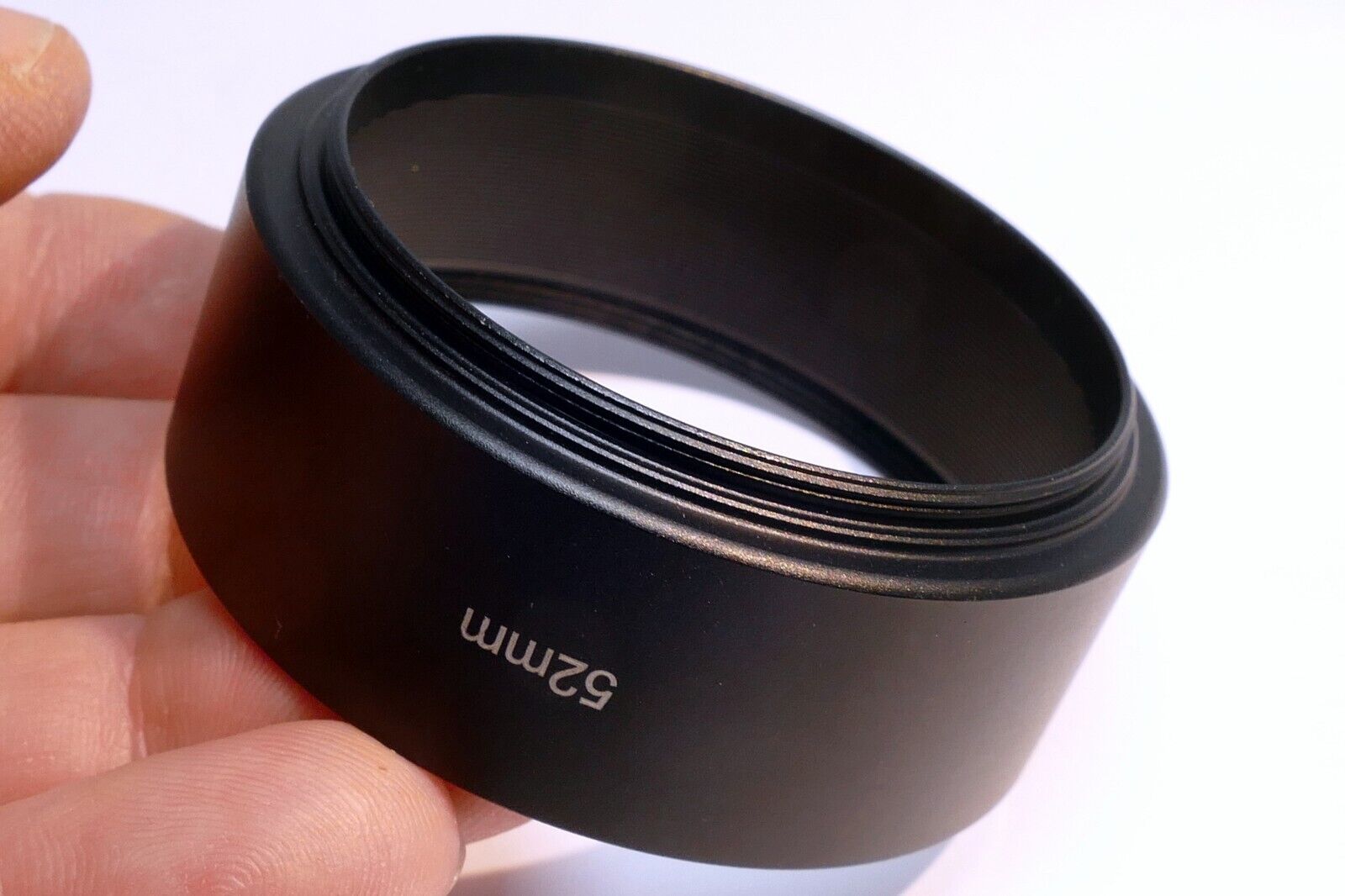 52mm metal Lens Hood Shade double threaded  rear and front for 135mm f2.8