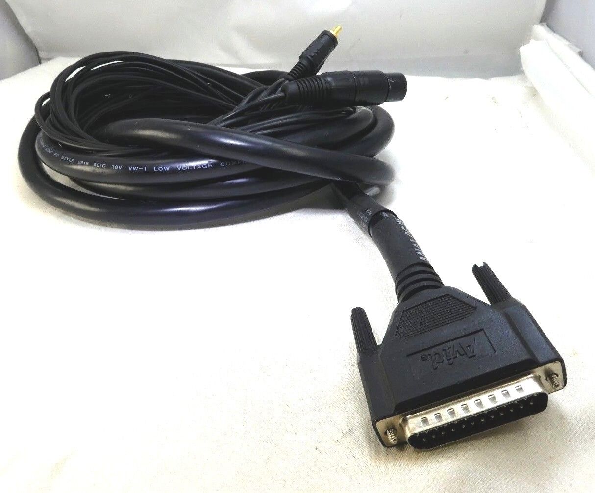 AWM E89980-A SUNF PU STYLE 2919 LOW VOLTAGE COMPUTER CABLE 26AWG 4 XLR Video