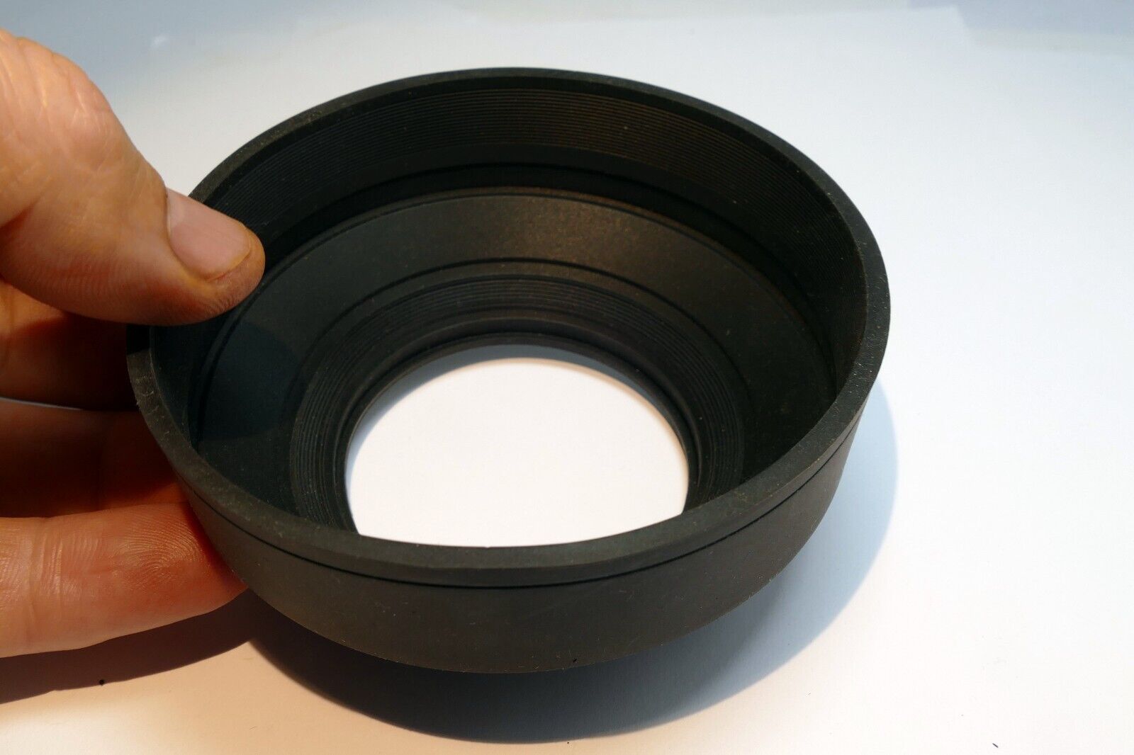 Rubber Lens Hood Shade collapsible (missing 55mm threaded ring) - parts