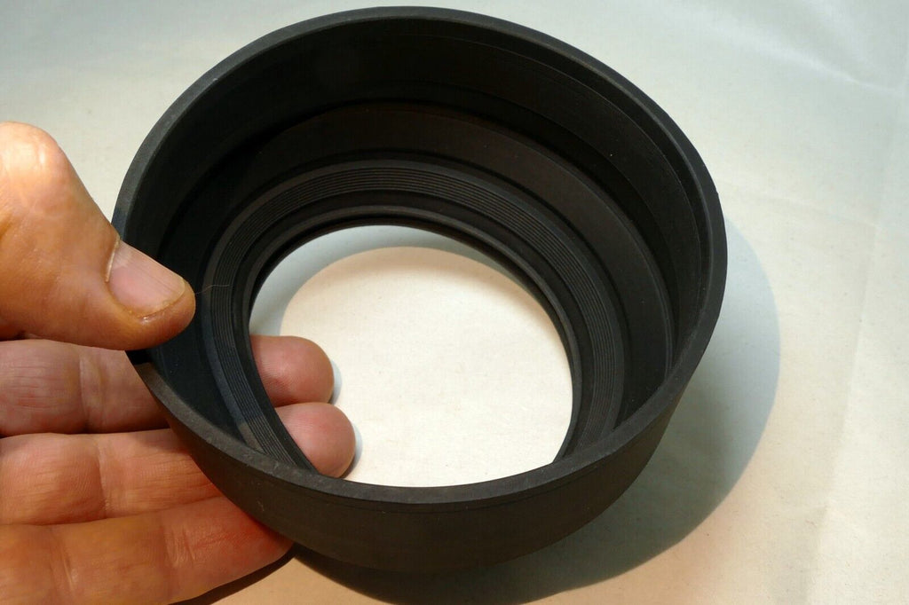 77mm Rubber Lens Hood Shade without a inner ring - rubber only