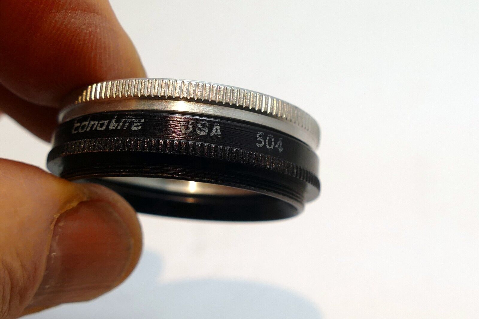 33.5mm to 33.3mm series V 5 filter holder adapter threaded w/ retaining ring 504
