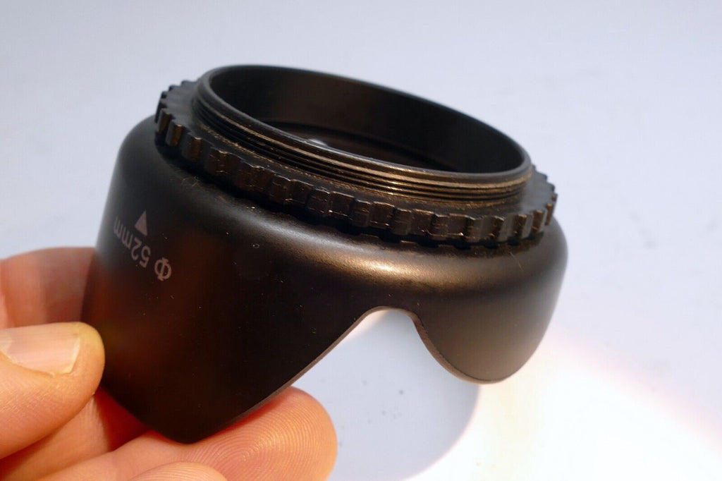 52mm Petal Lens hood shade threaded screw in  Vario 45-150mm f4-5.6 OIS  14-45