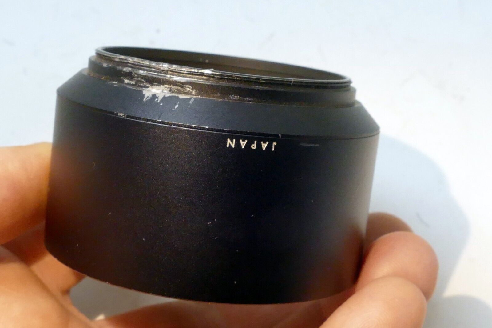 55mm Lens Hood Shade for Miranda 135mm f2.8 13.5cm Metal DAMAGED FOR PARTS AS IS