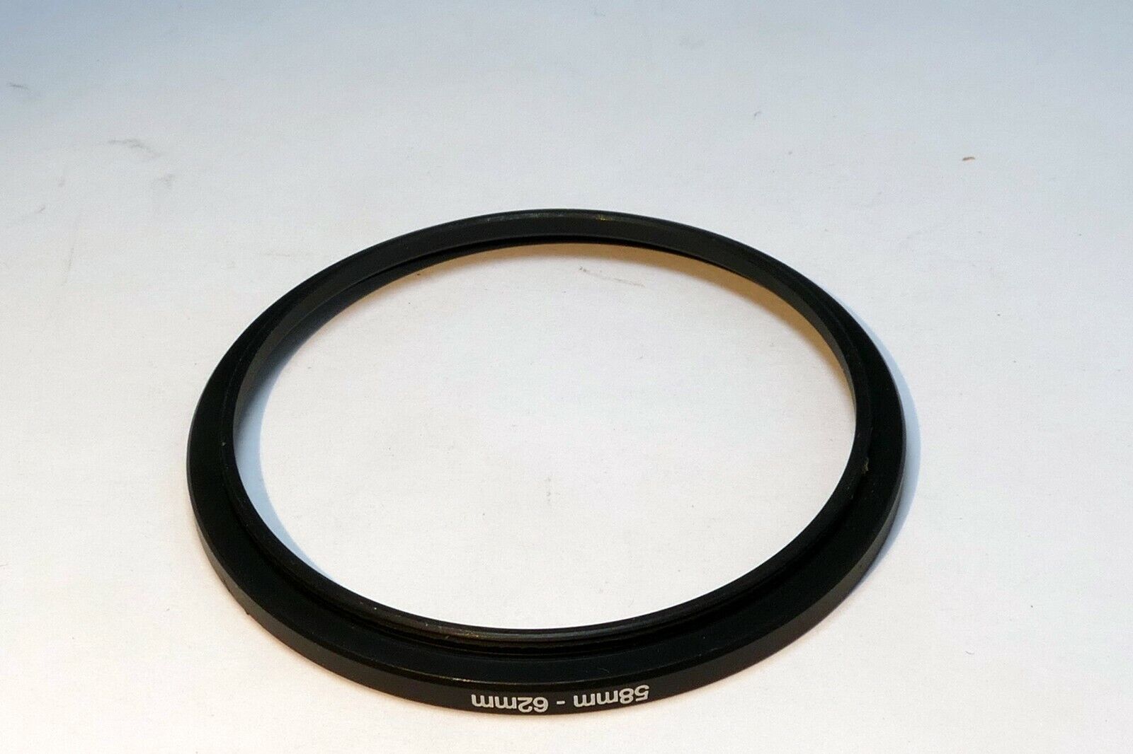 58mm to 62mm  lens ring  step up adapter threaded thin profile