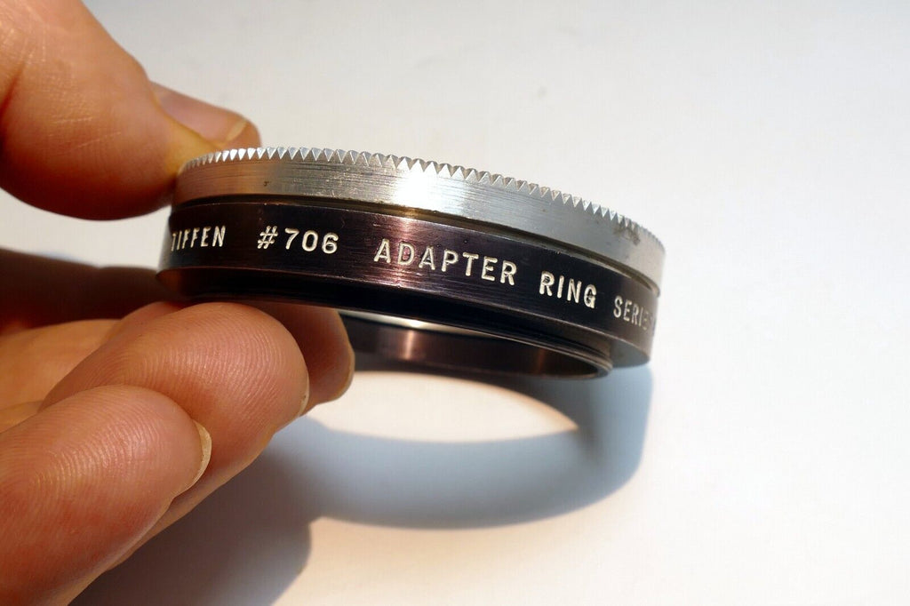 Tiffen #706 49mm to series 7 VII Filter 54mm ring adapter w/ retaining ring set