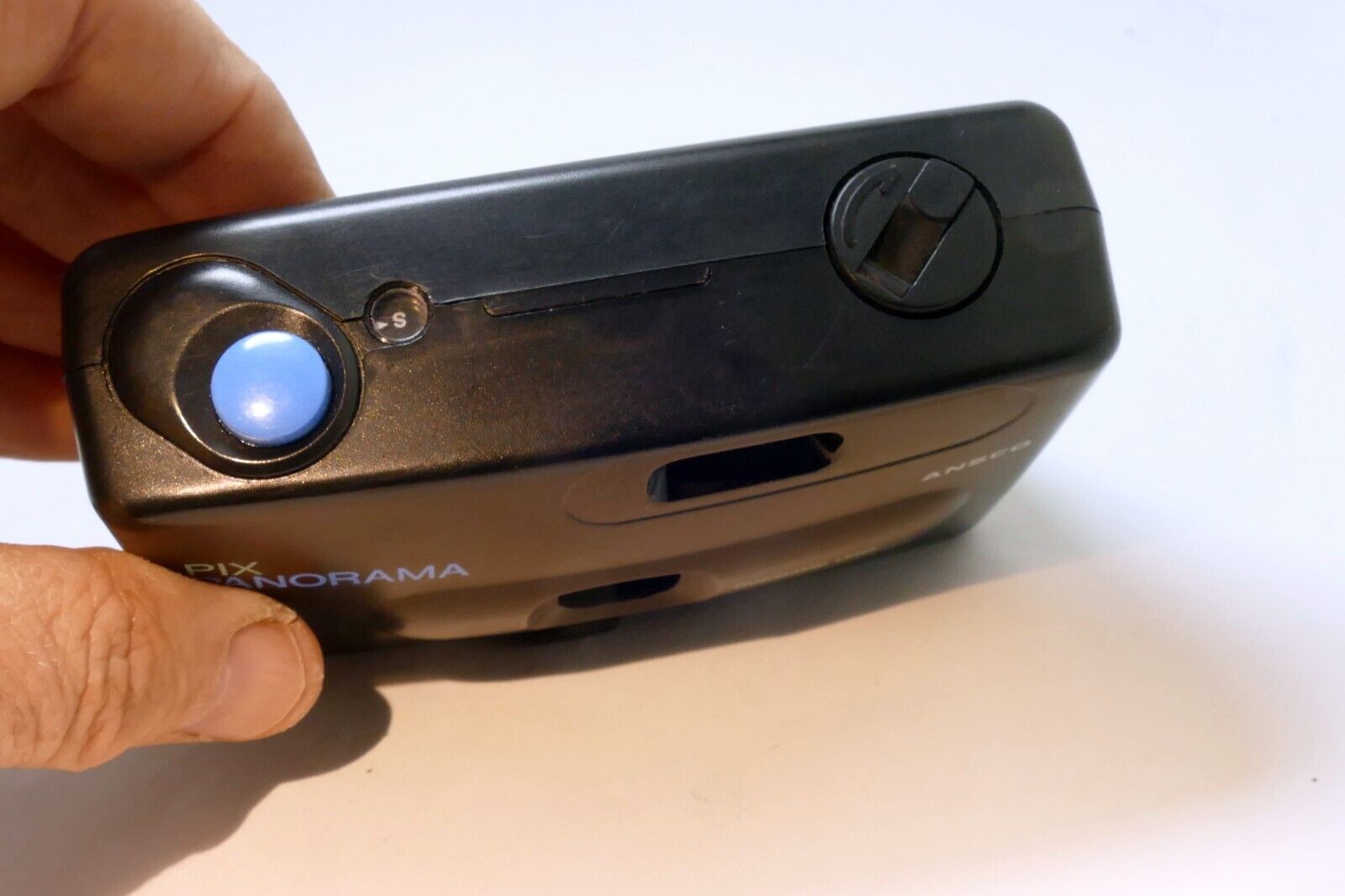 ANSCO PIX PANORAMA Compact 35mm Film Camera W Panoramic Lens Point & Shoot