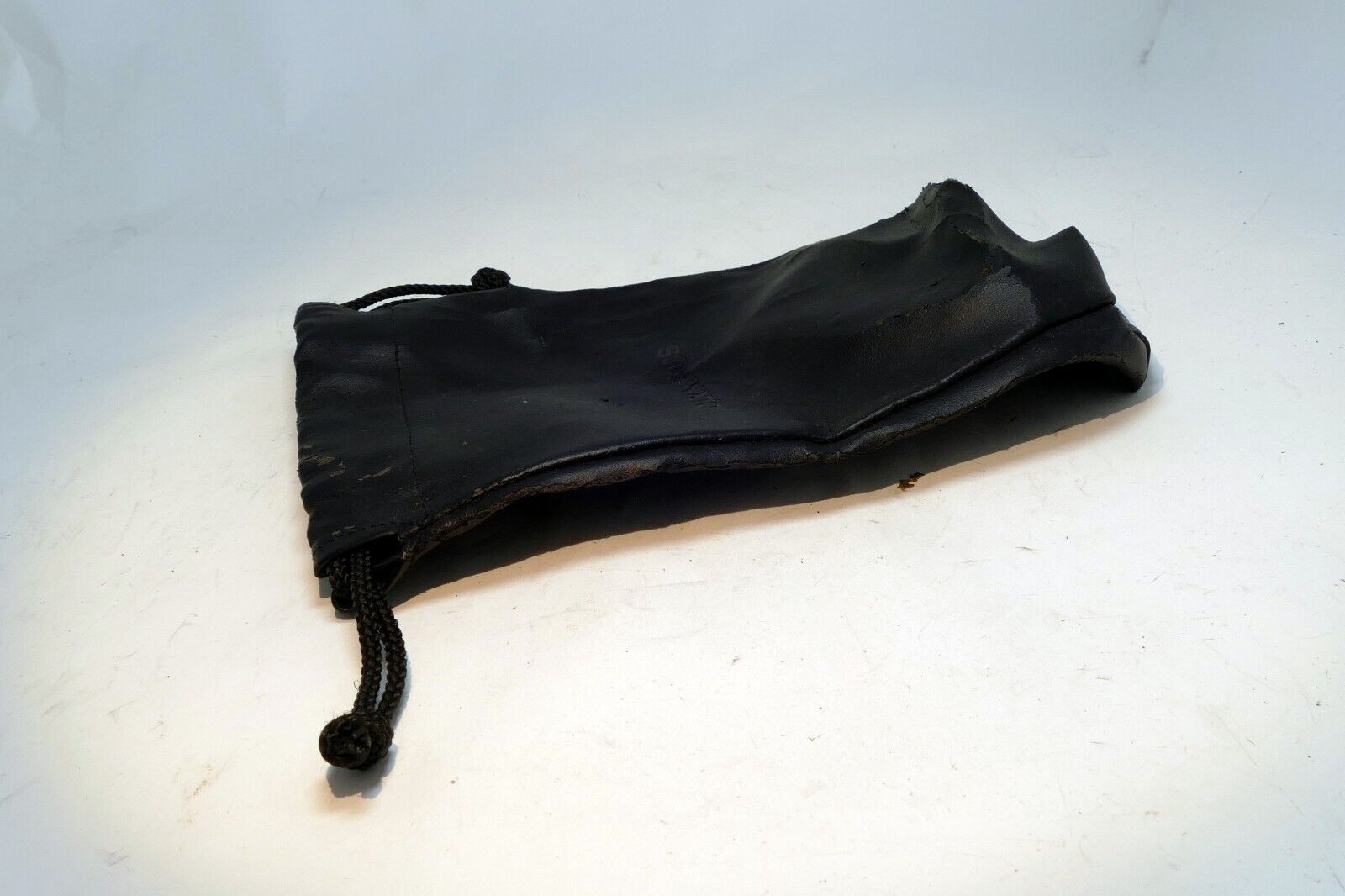 Soft  Leather Drawstring Bag Case for Olympus flash