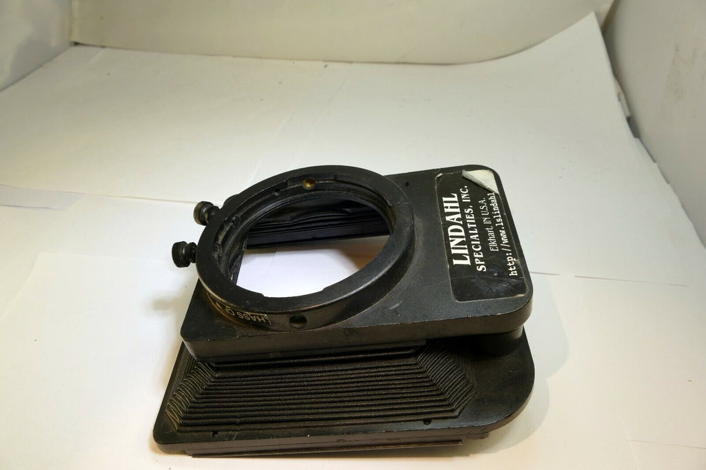Lindahl Bellows lens Hood 31.1325 Bell-O-Shade Single 3X3 filter slot CF HASS
