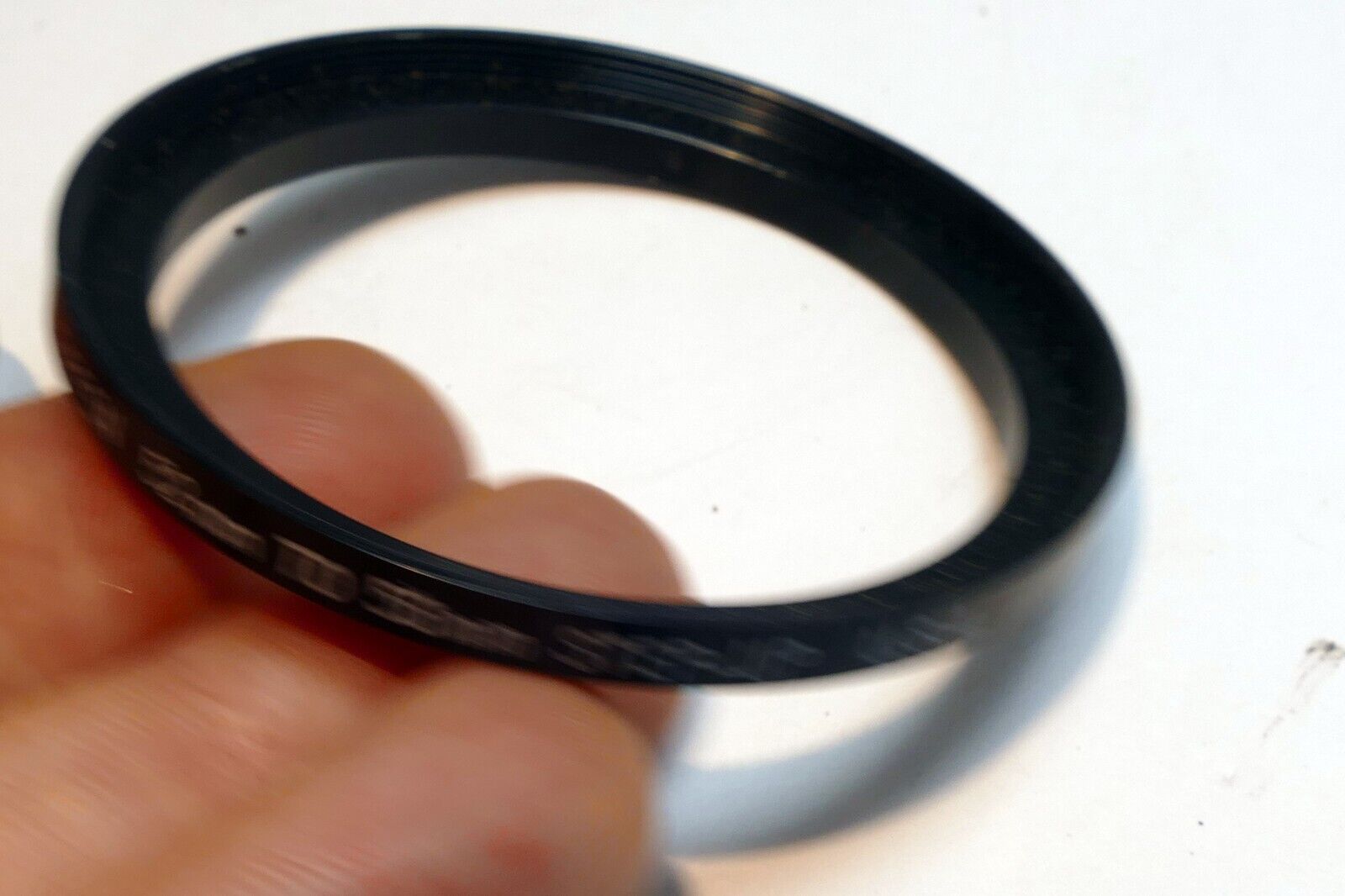 52mm to 58mm Step-up ring Metal adapter double threaded for lens filter made USA