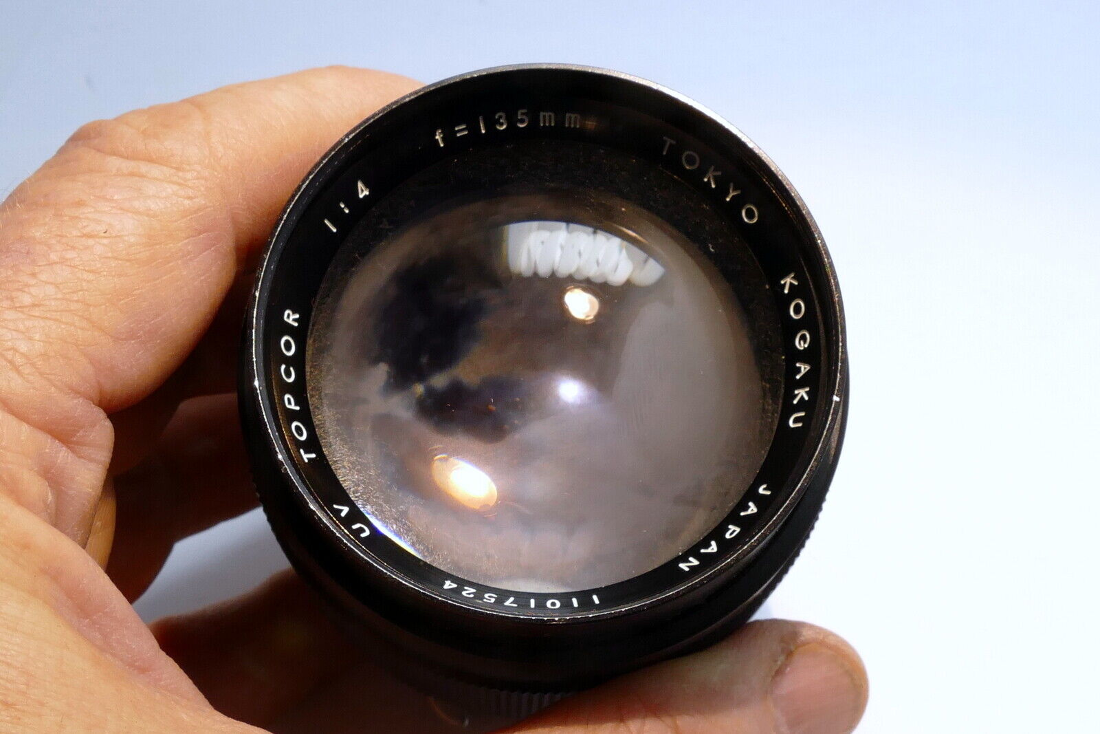 Topcon Topcor UV 135mm f4 lens with heavy haze / fungus AS IS parts or repair