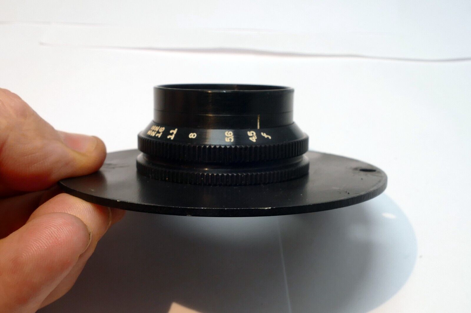 Wollensak 5 3/8" (138mm) f4.5 Graphic Raptar lens