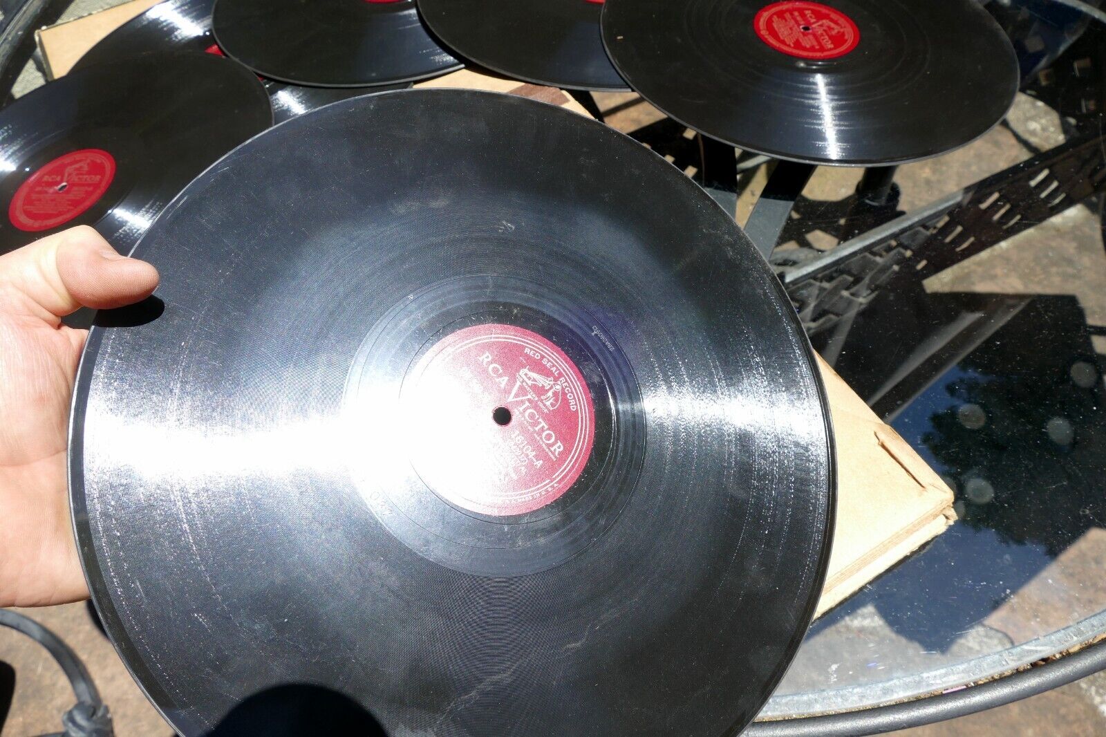 12" 78 RPM Record Set-(7)-Tosca Volume II-Puccini/Set DM-540/Gigli/Fabritiis