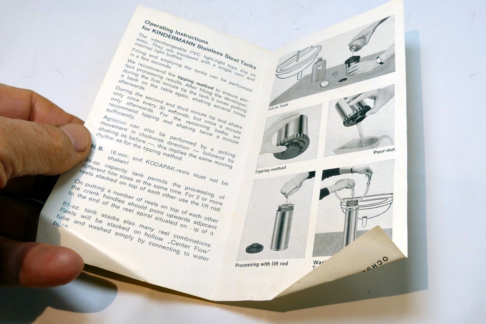 Kinderman Steel-Reel-System tank guide manual