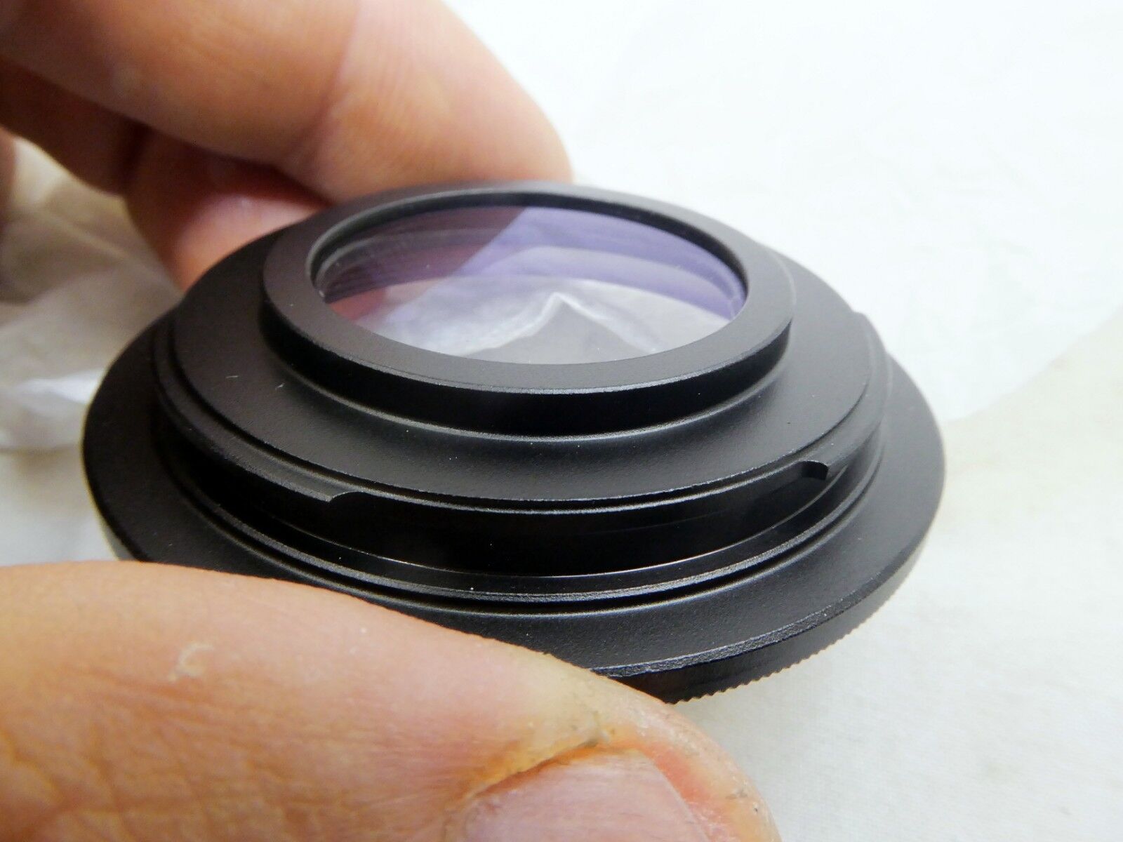 M42 Pentax screw mount Lens to Nikon F Ai-s Camera adapter Ring w Glass Infinity