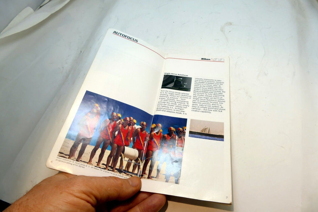 Nikon N2020 Camera  Photography  Brochure Features Technical Highlights 1986