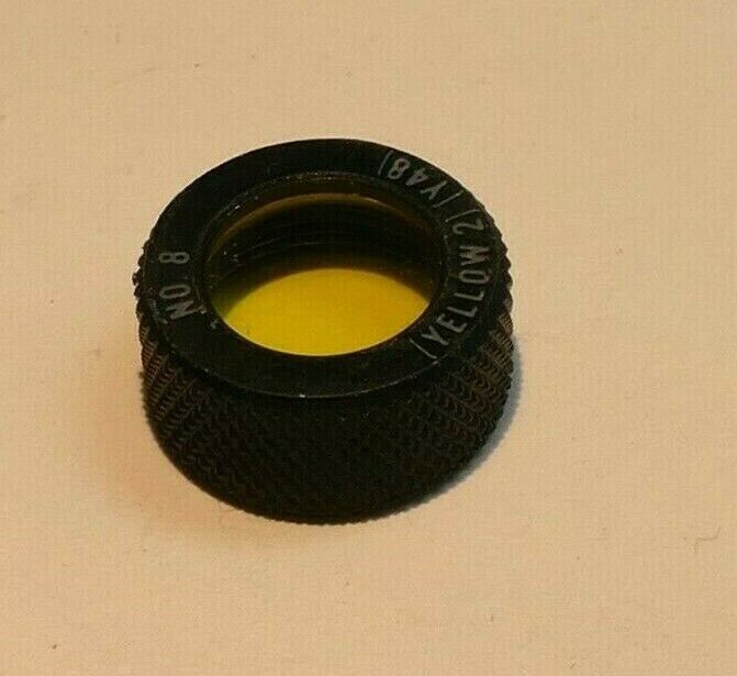 12mm threaded screw in Lens filter Yellow K2 Y48 No 8