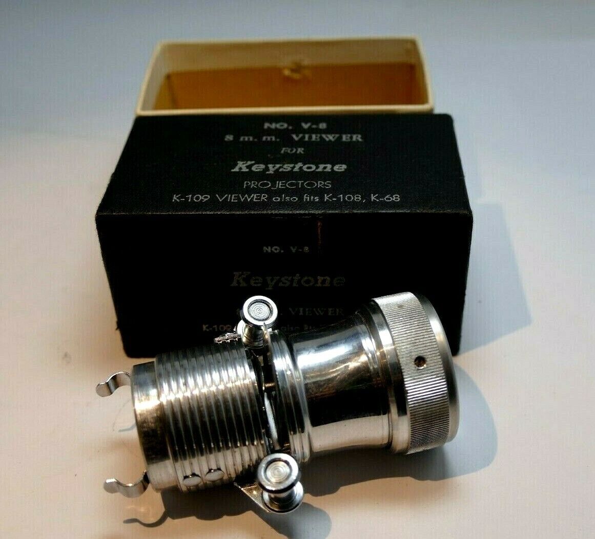 No V-8 8mm Viewer Keystone right angle Finder Viewfinder K-108 68 109 projector