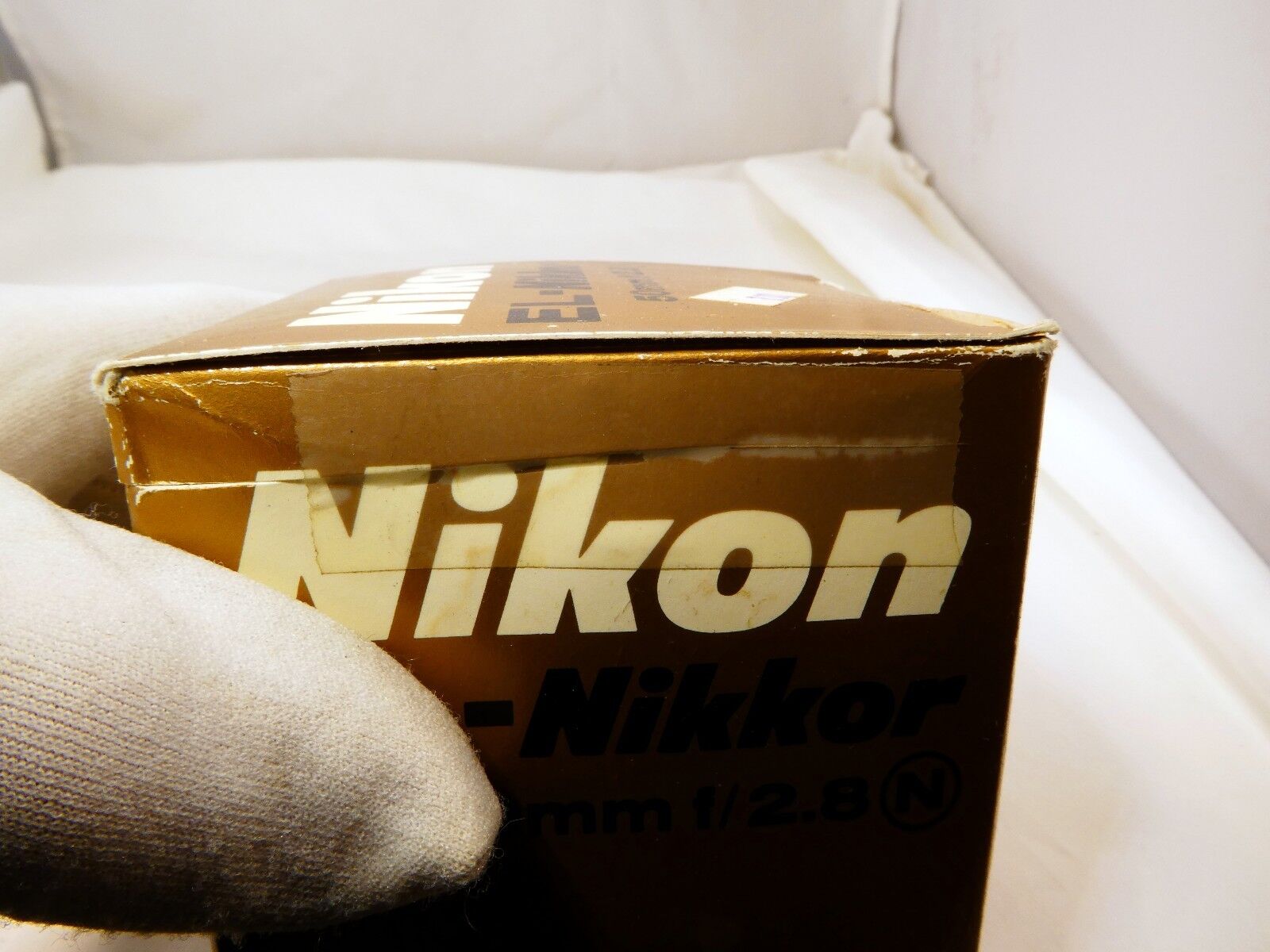 Empty Box from Nikon EL-Nikkor 50mm f2.8 enlarger lens
