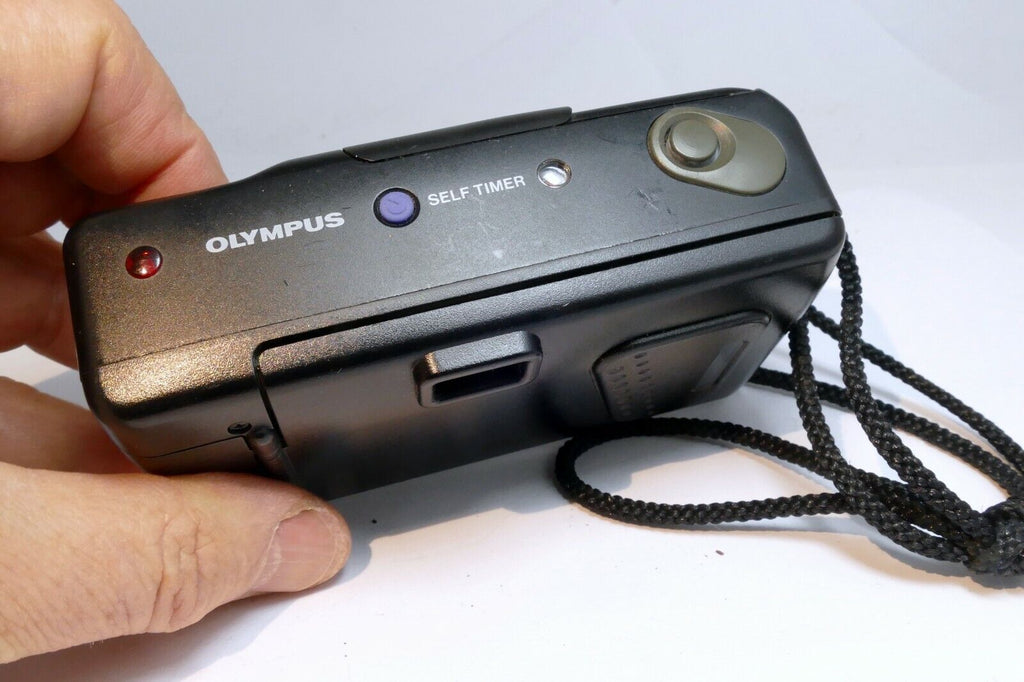 Olympus Inifnity S 35mm camera w/ 35mm f3.5 lens -  for parts AS IS