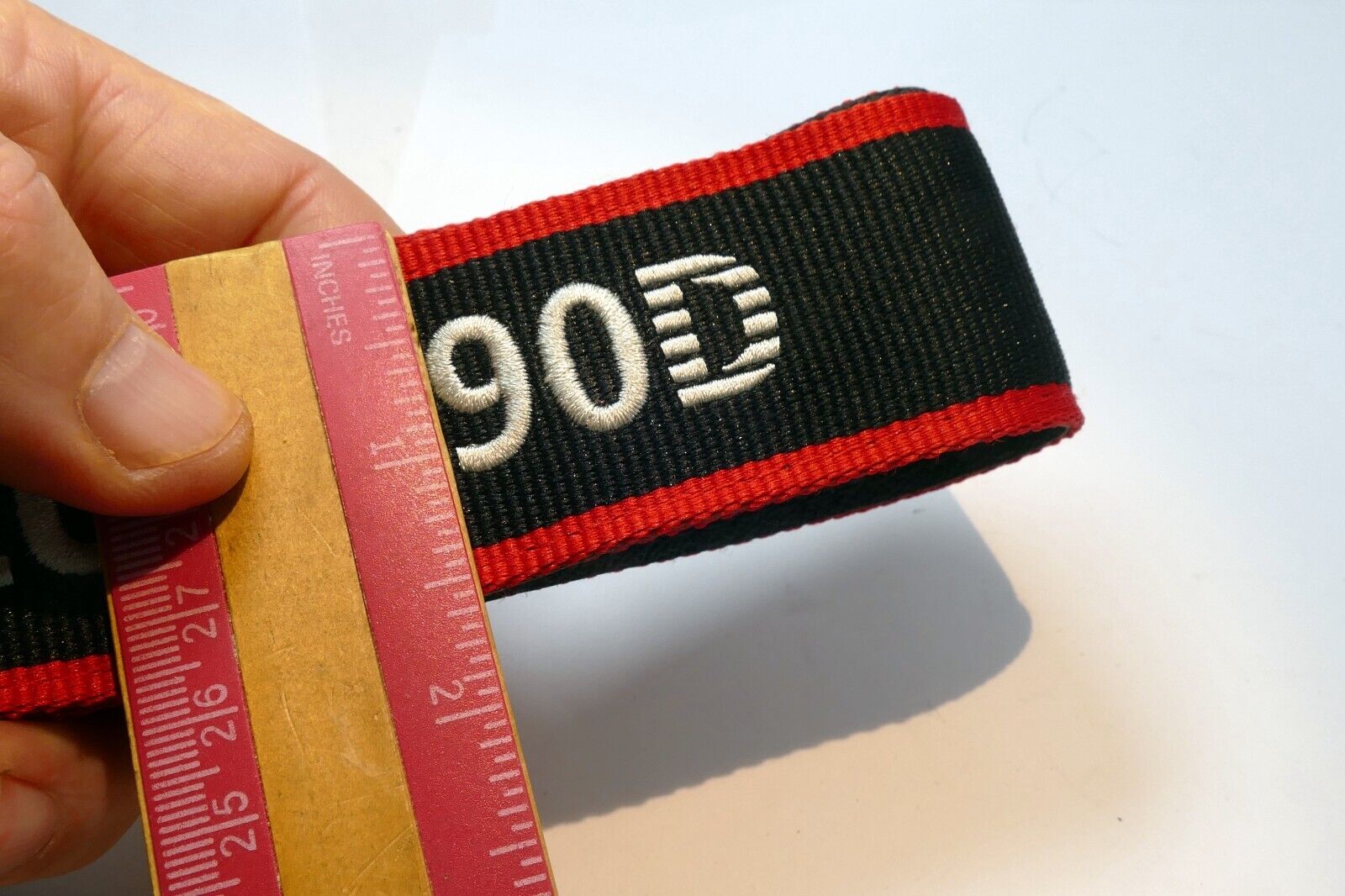 Canon EOS 5D Mark II Camera Shoulder Neck Strap Black-Red  -  Genuine OEM - MINT