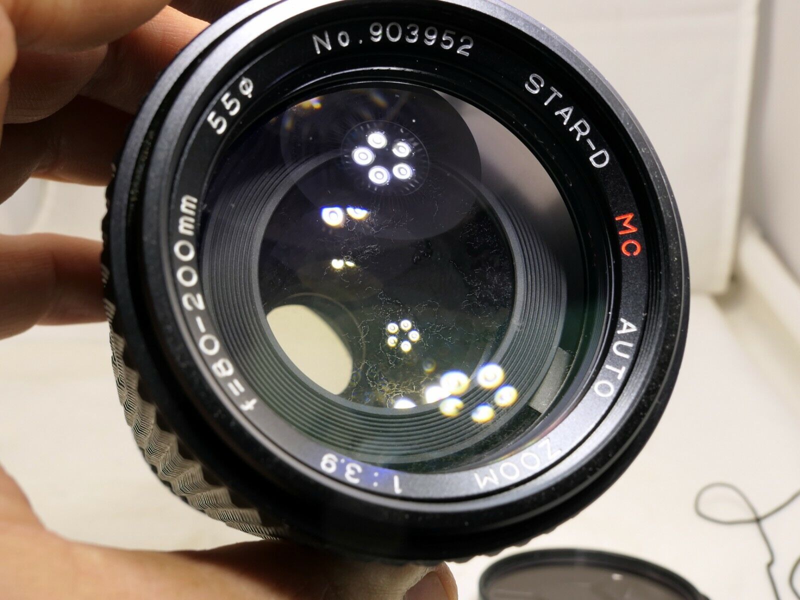 Star D 80-200mm f3.9 Manual Lens for Canon AE-1 with some fungus webbing inside