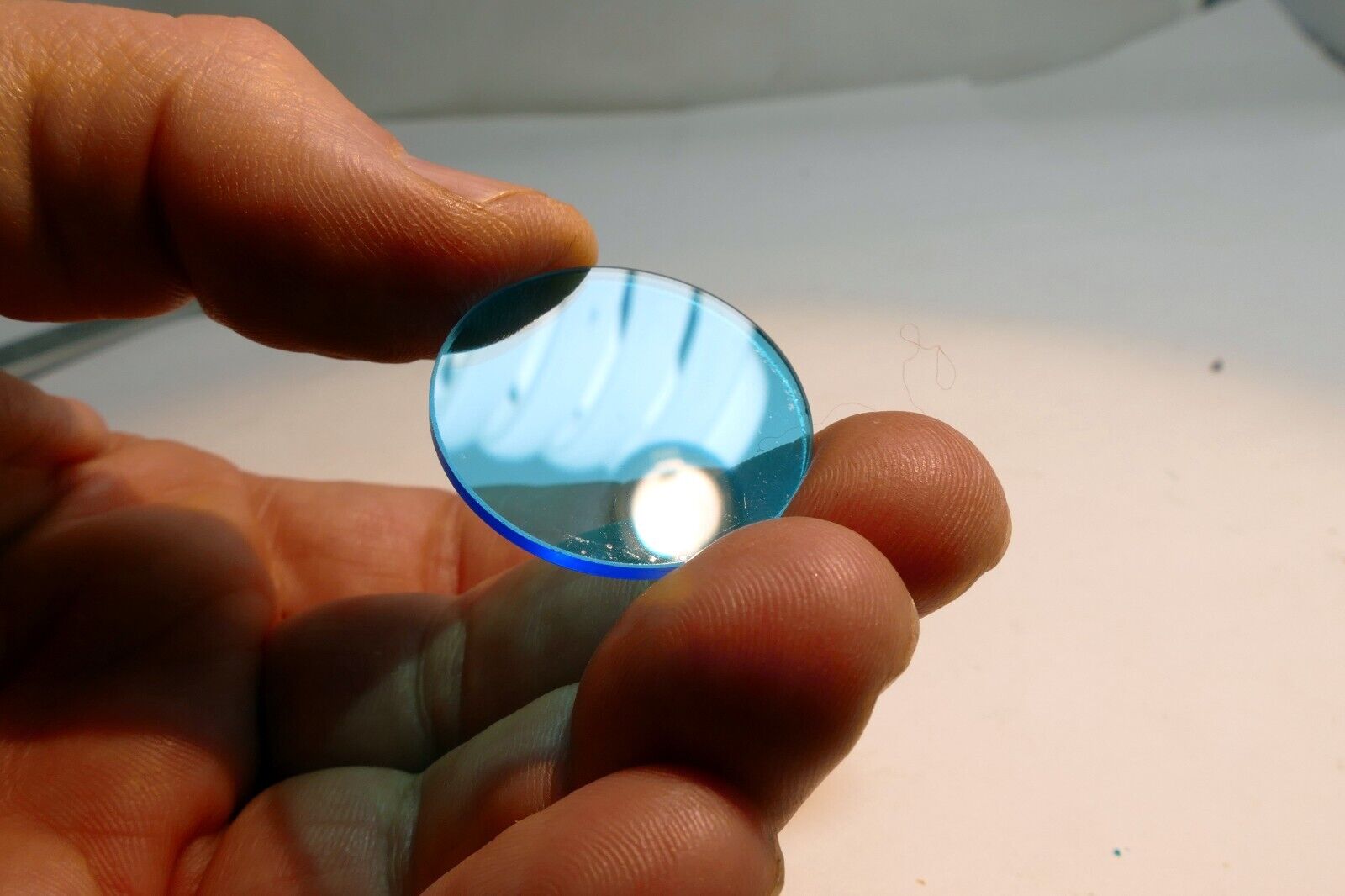 Kodak 80A glass lens Filter 30mm OD drop in series V #5 Five cooling light blue
